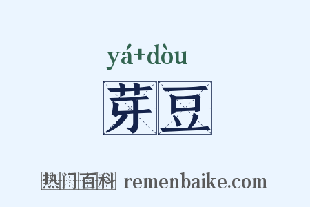 芽豆是什么意思的图片